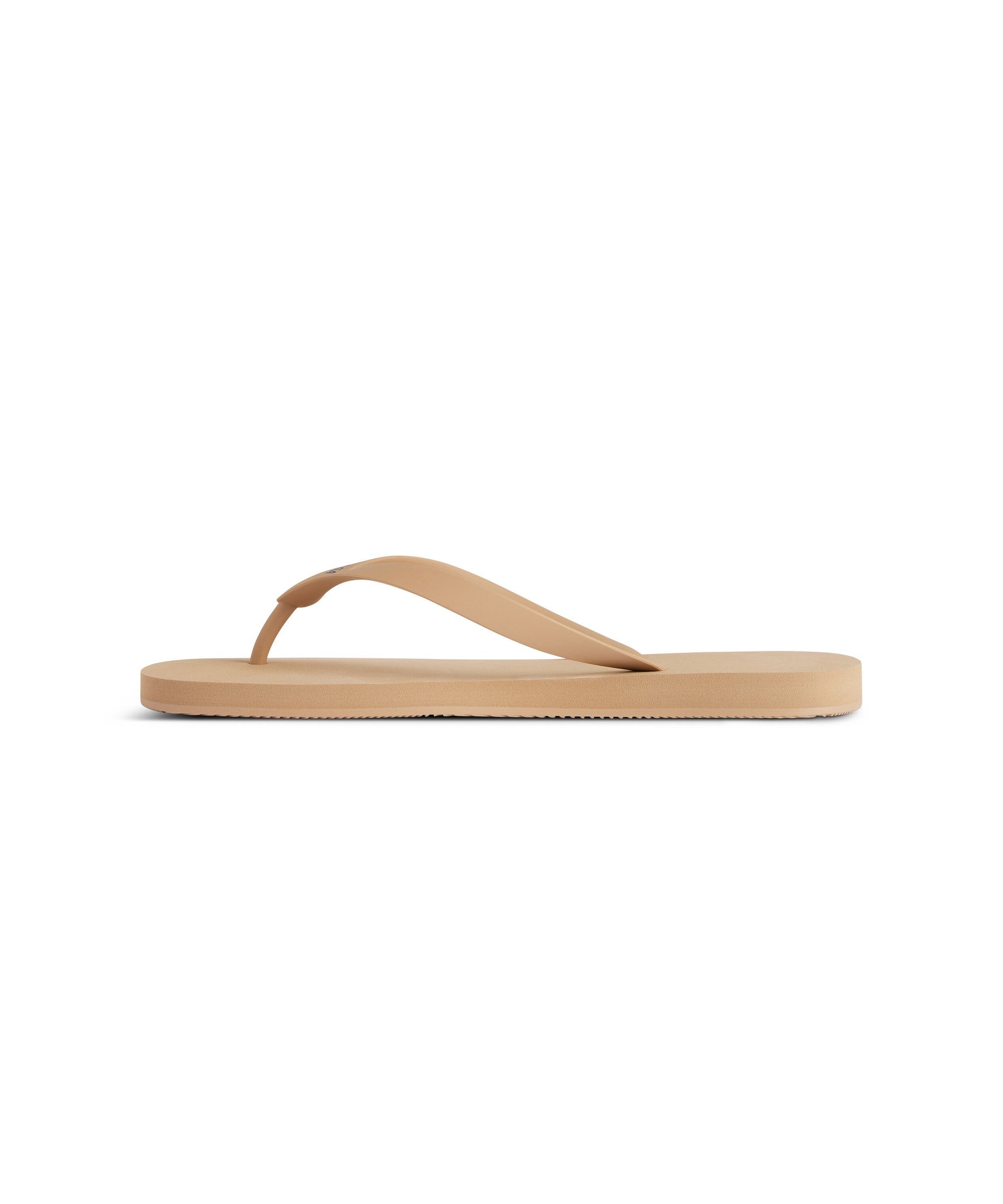 Thong Sandals - Beige & Black