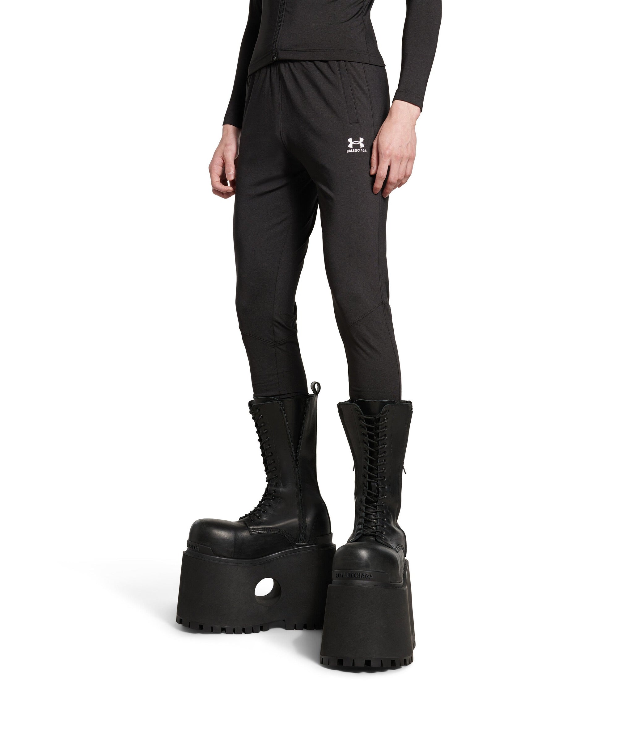 Under Armour® Sweatsuit Pants - Black & White