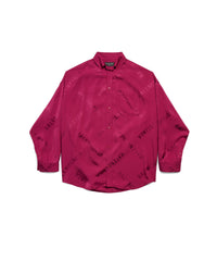 Cocoon Shirt - Burgundy