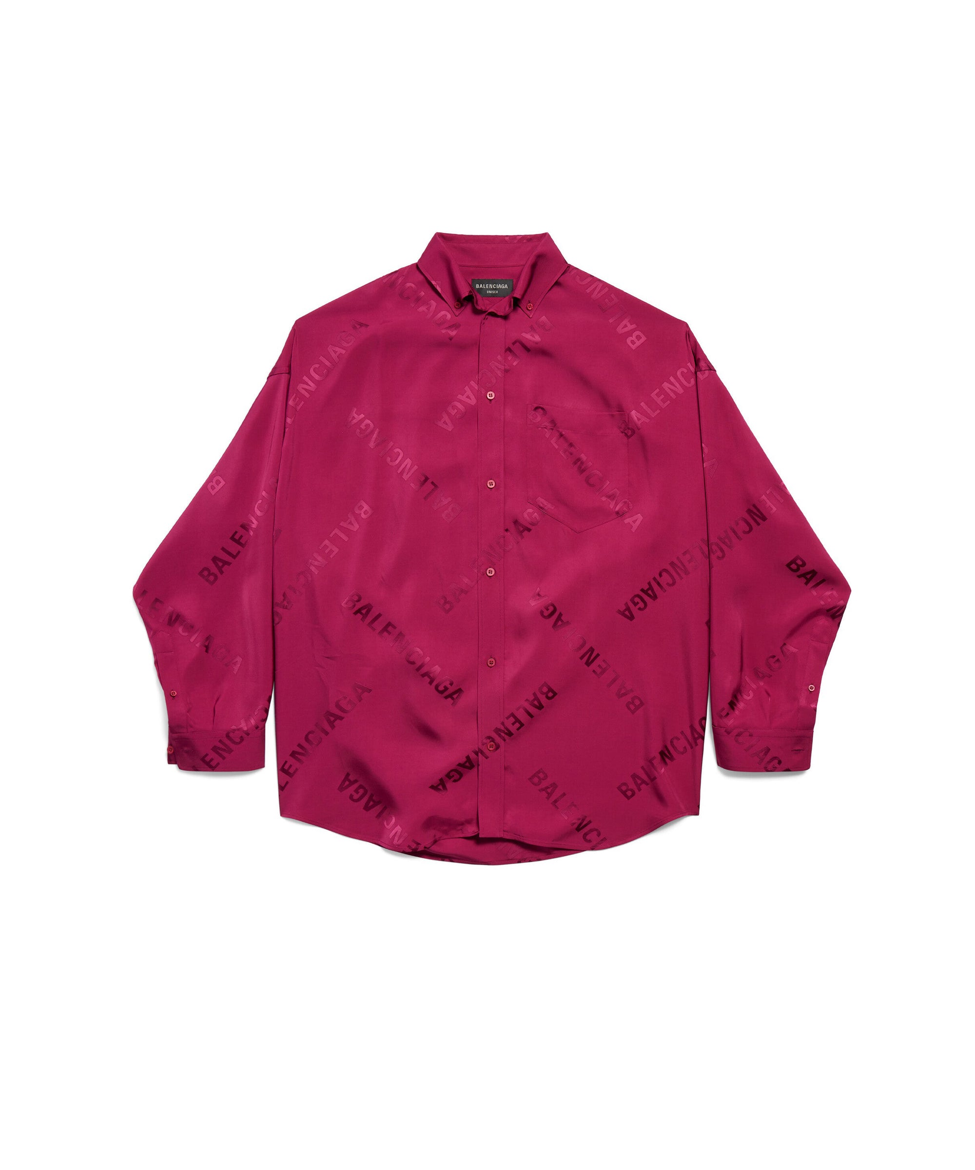 Cocoon Shirt - Burgundy