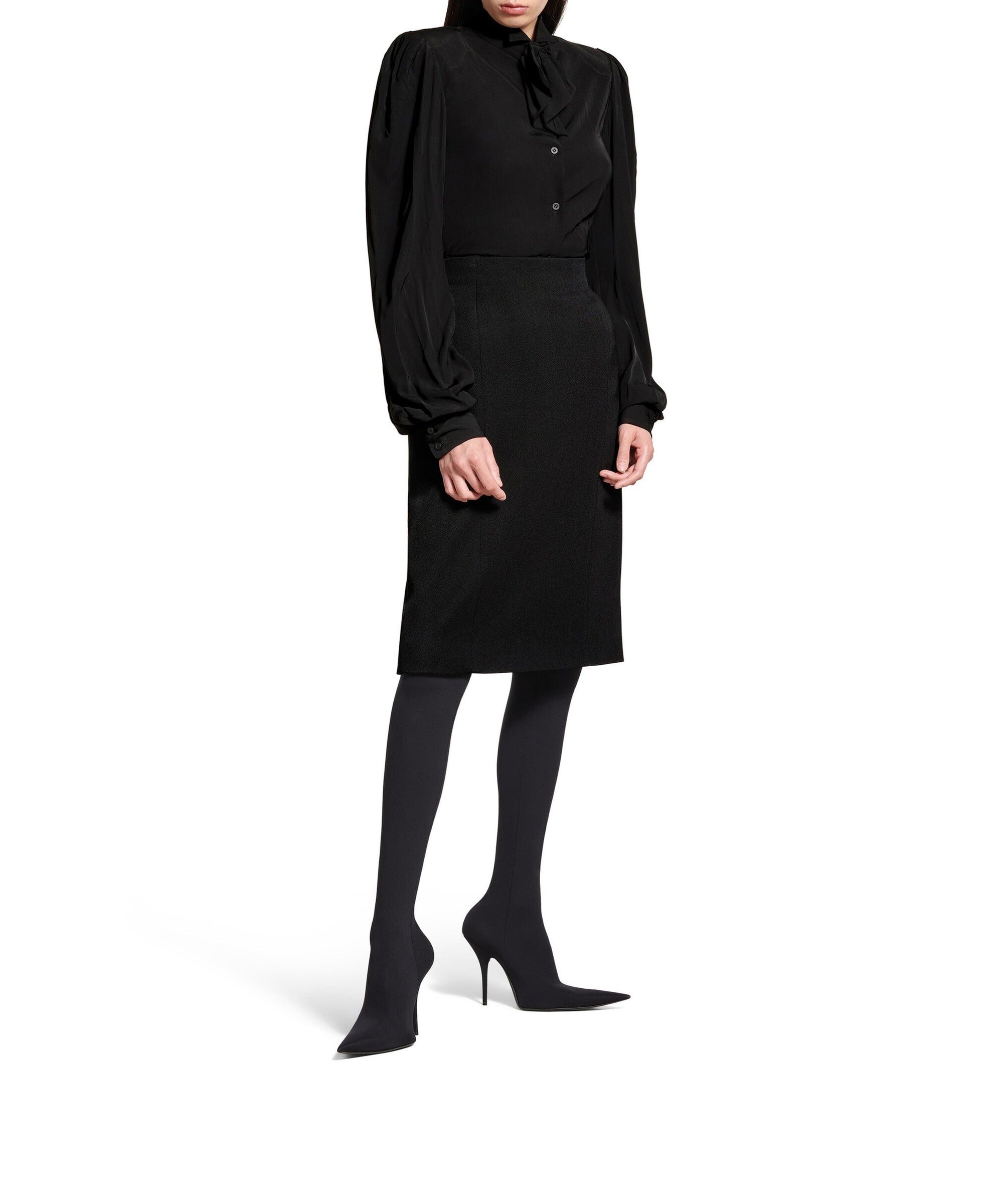 Bow Blouse - Black
