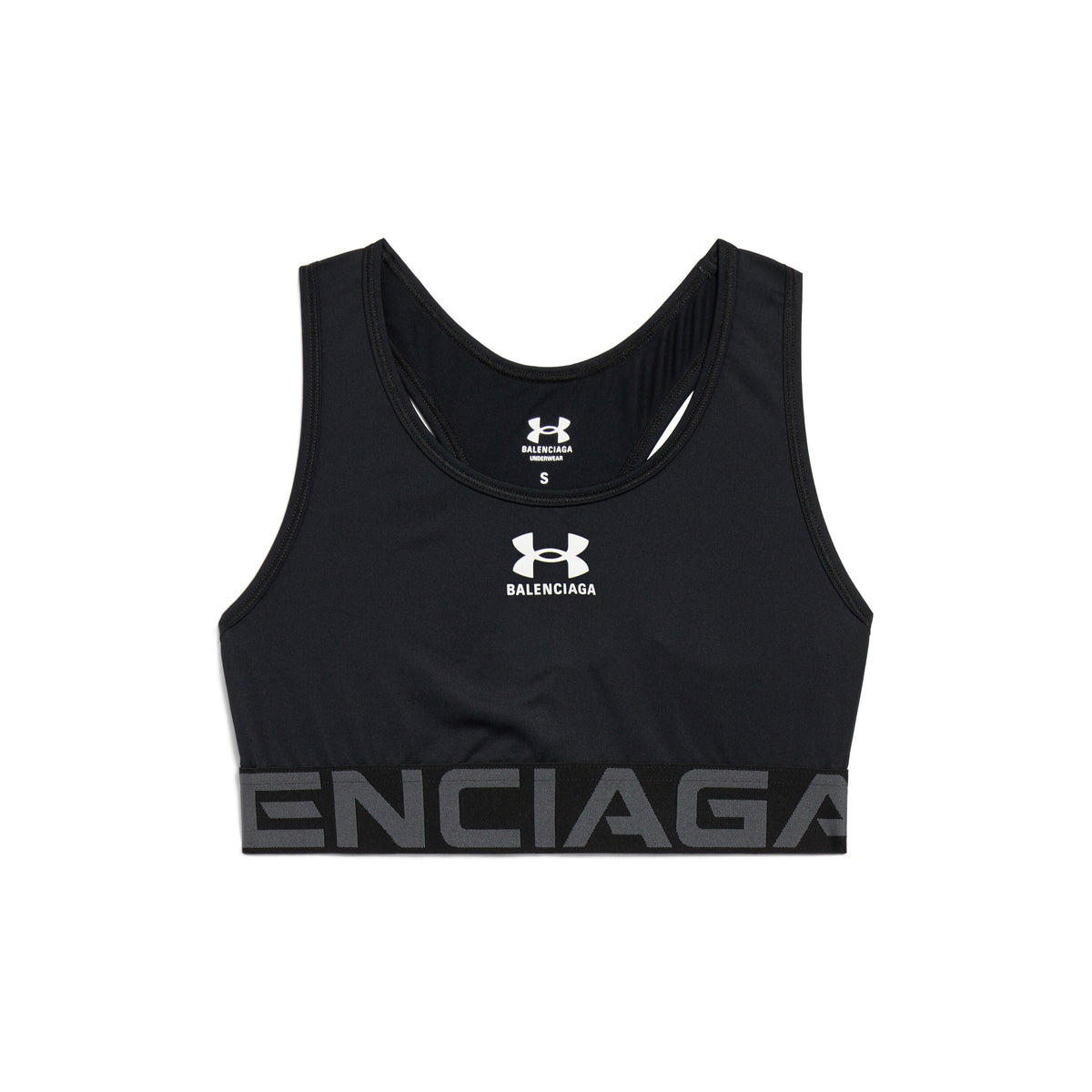 Under Armour® Bra - Black & Grey
