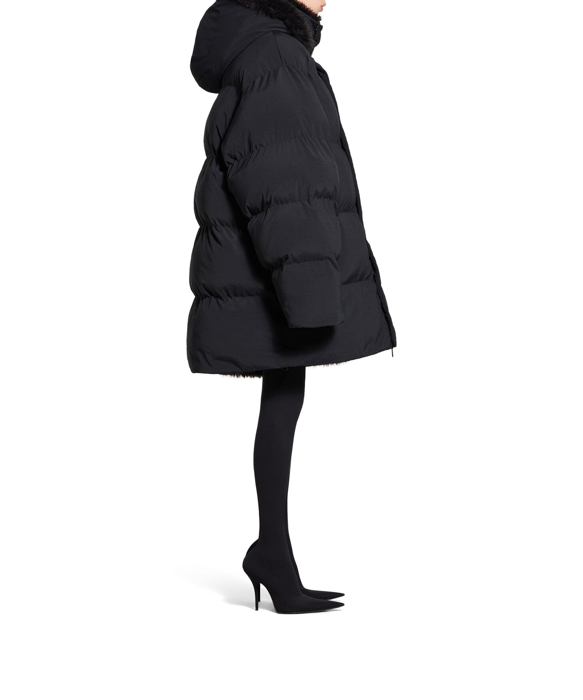 Hooded Puffer - Black