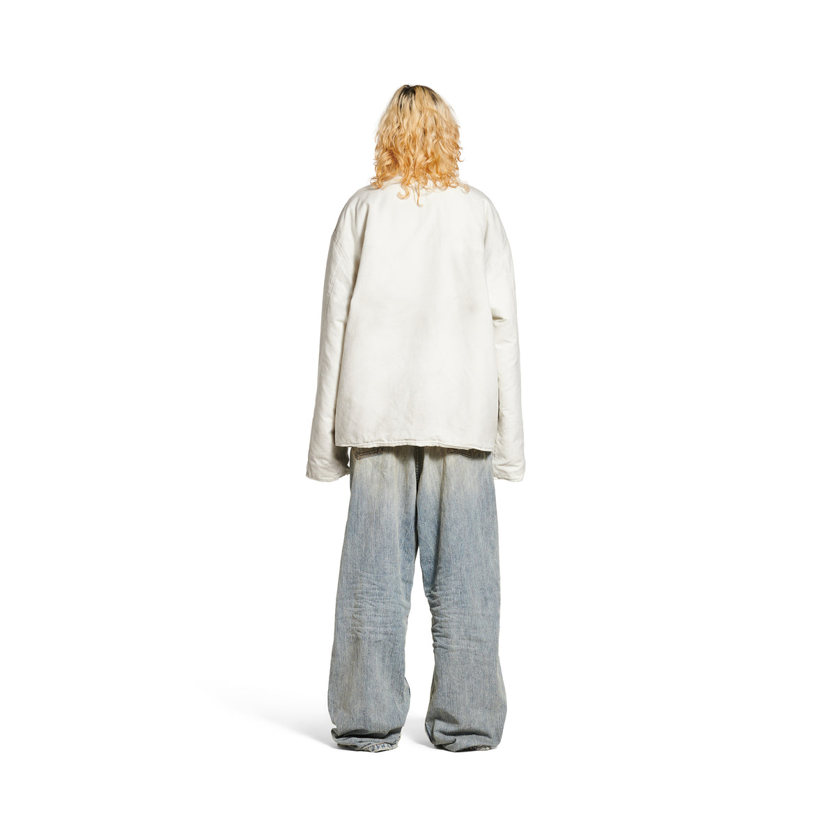 Zip-Up Jacket - Dirty White