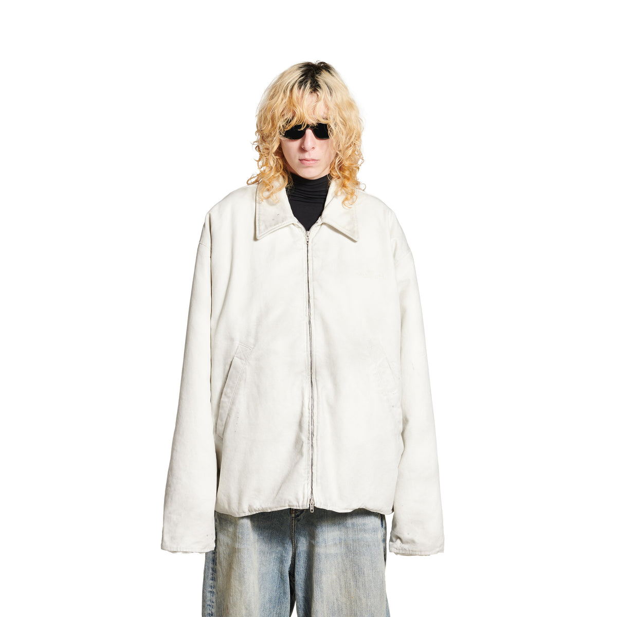 Zip-Up Jacket - Dirty White