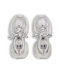 Under Armour® 3XL Knit Sneakers - White & Black