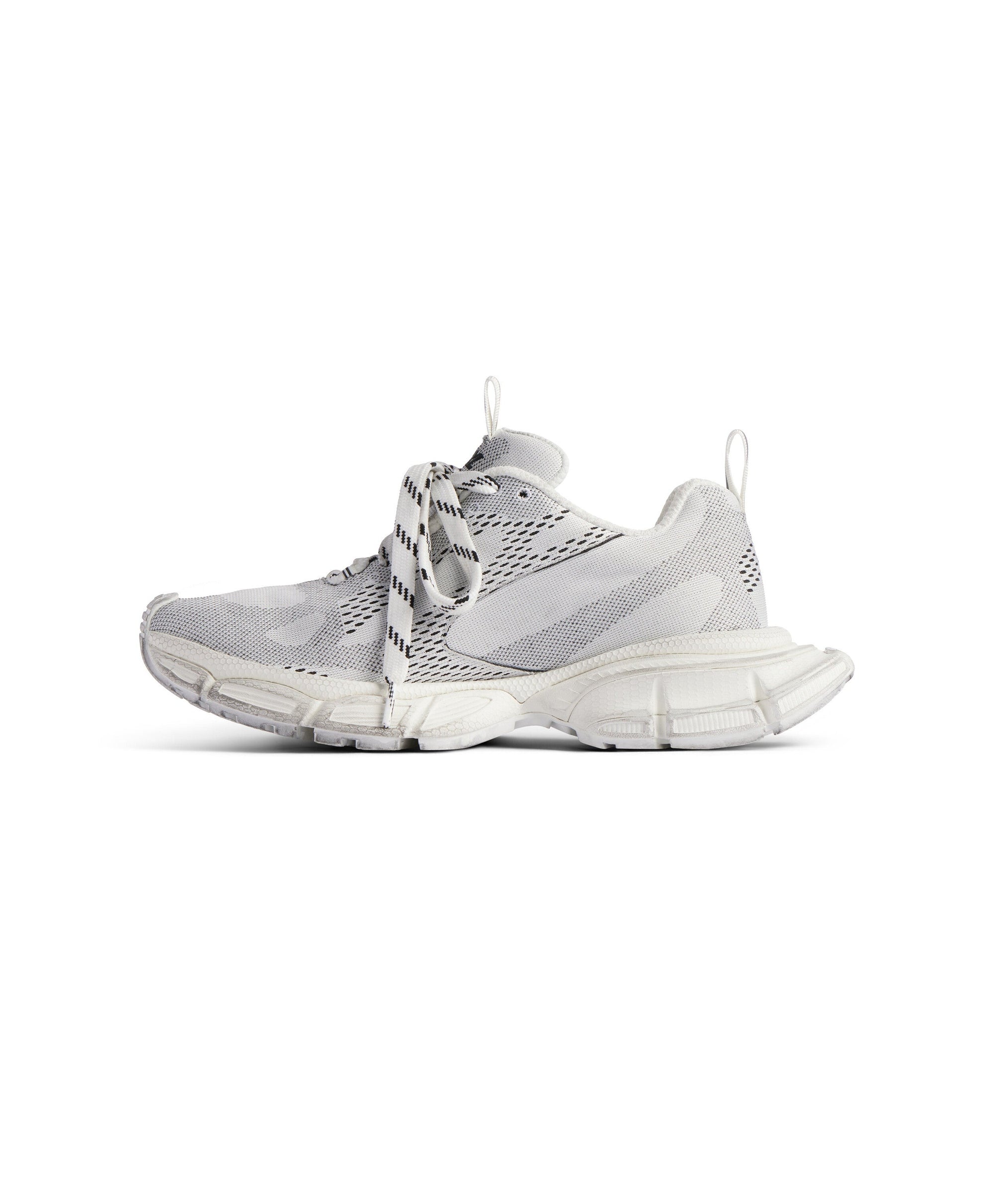 Under Armour® 3XL Knit Sneakers - White & Black