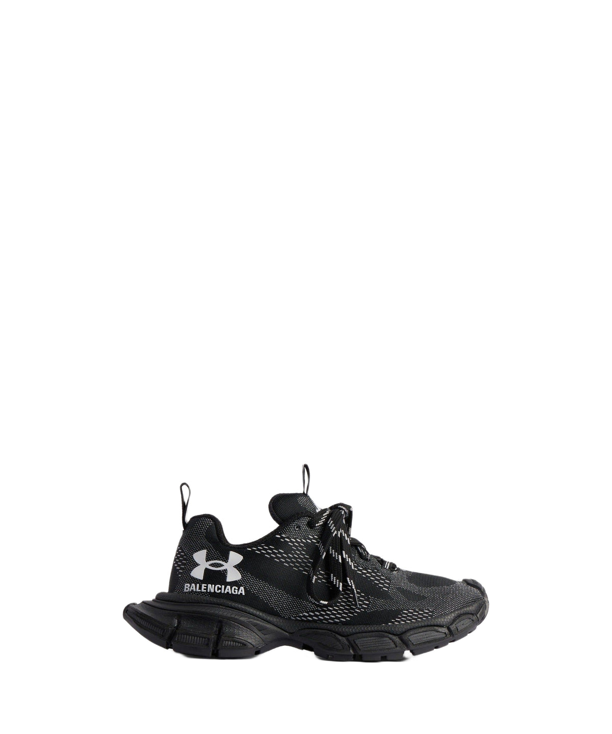 3XL / Under Armour® 3XL Knit Sneakers - Black & White