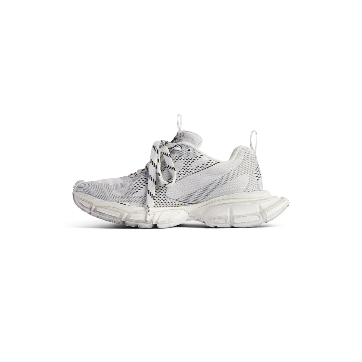 Under Armour® 3XL Knit Sneakers - White & Black