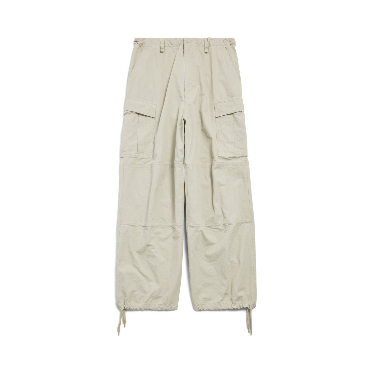 Large Cargo Pants - Military Beige