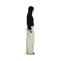 Large Cargo Pants - Military Beige