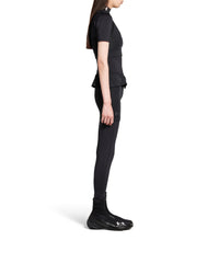 Under Armour® Crewneck Layered Short Sleeve Top - Black