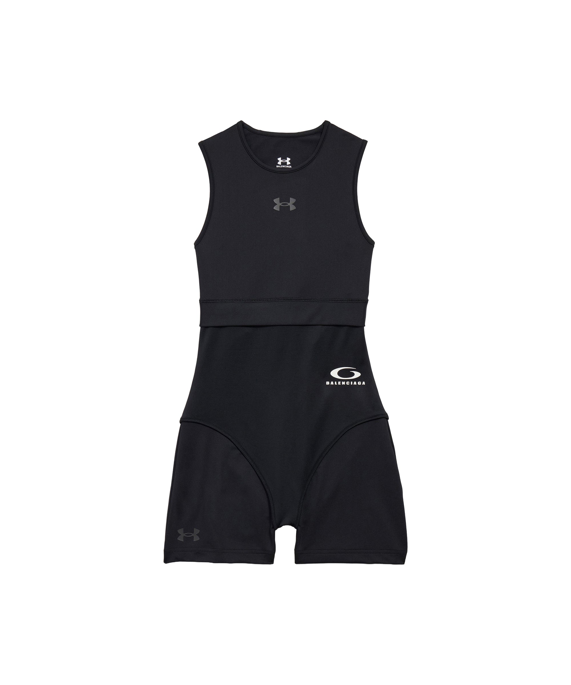 Under Armour® Layered Cycling Bodysuit - Black