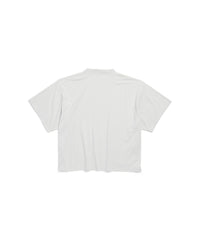 I Love Paris & Balenciaga Cropped T-Shirt - Dirty White
