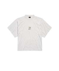 Airport Tag Cropped T-Shirt - Dirty White