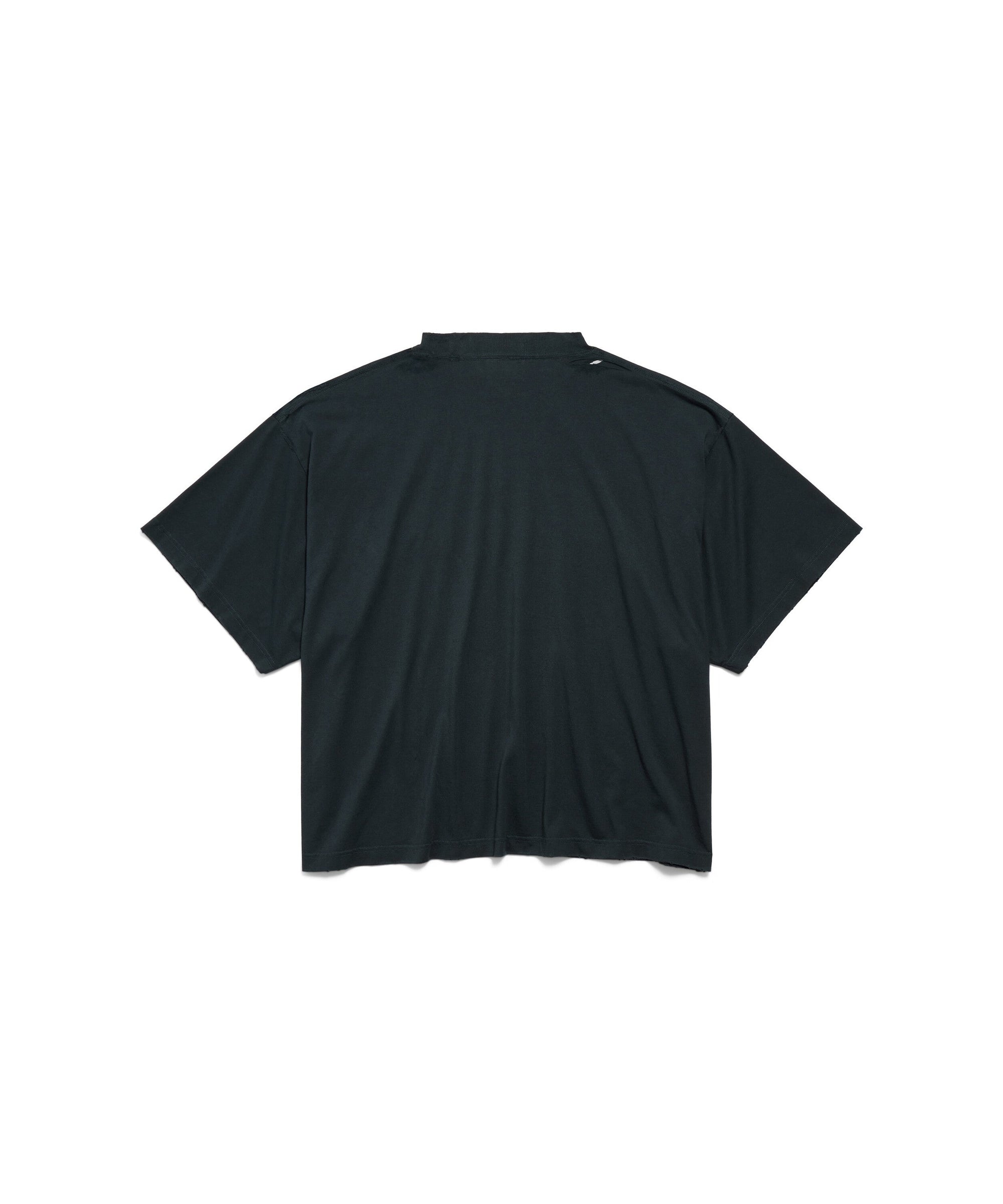 International Cropped T-Shirt - Faded Black