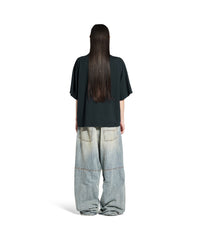 International Cropped T-Shirt - Faded Black