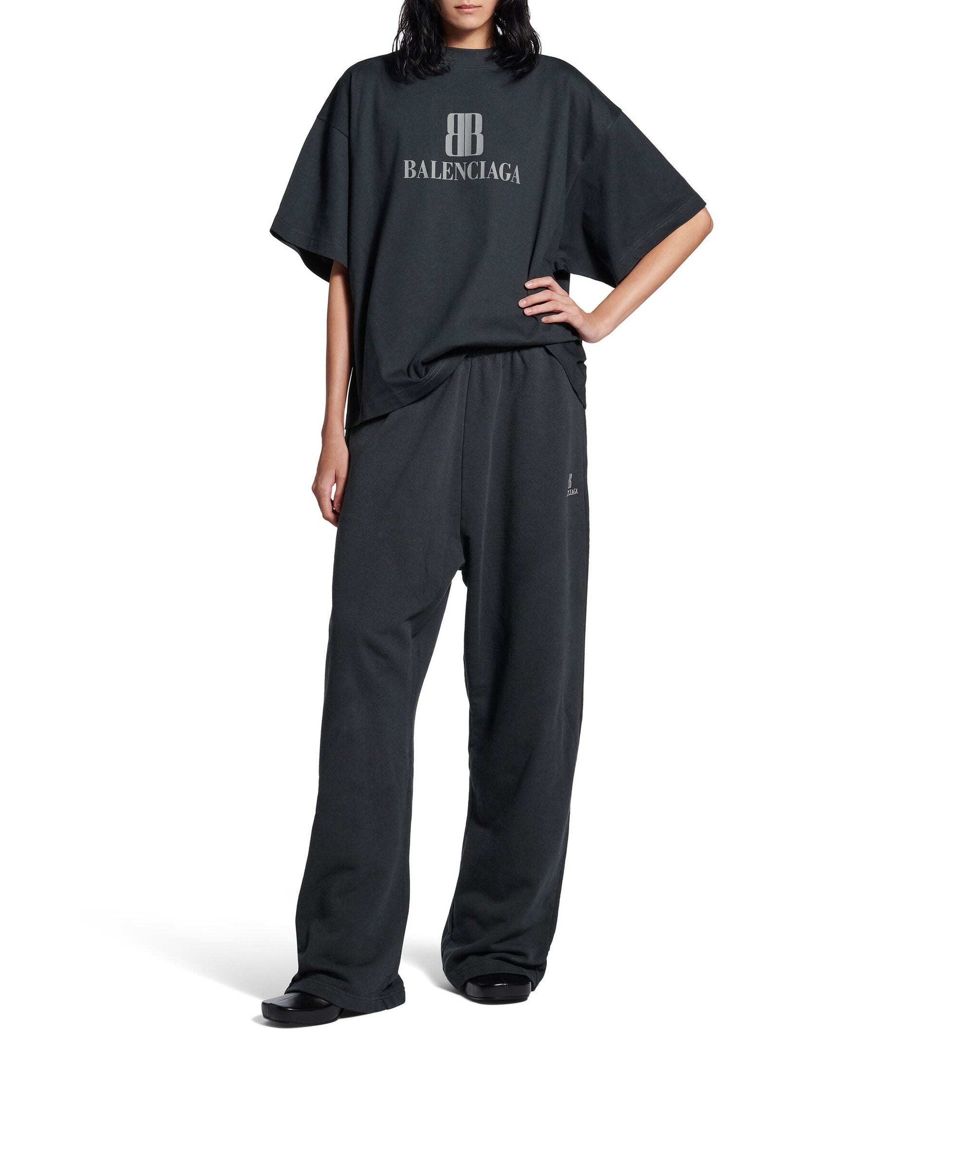 Nano BB Cropped T-Shirt - Faded Black