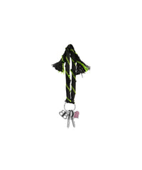 Charm/Keychain Shoelace BB - Black & Fluo Yellow