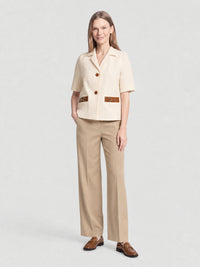 Horsebit gardenia Jacket - Gardenia