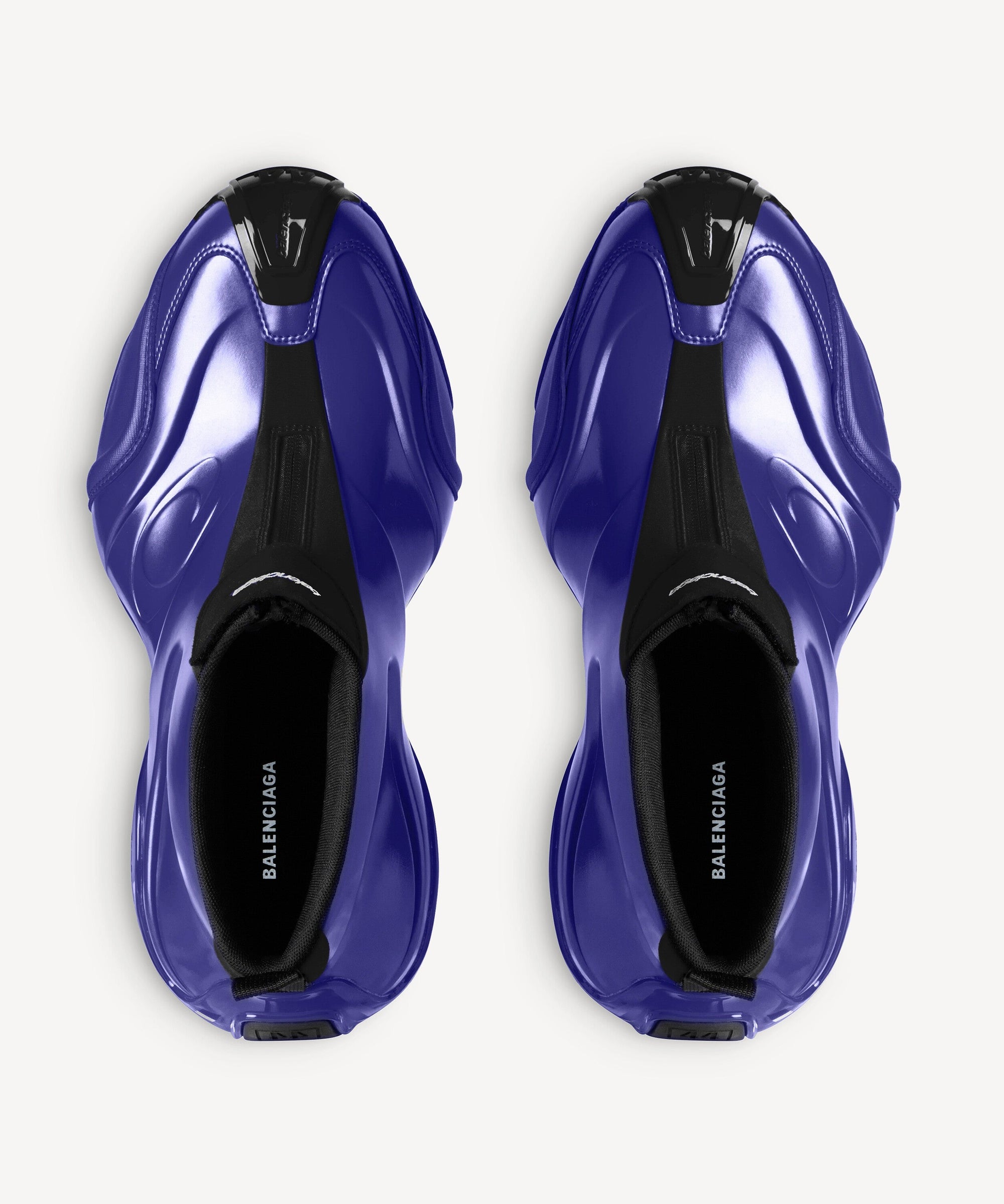 Basketball Sneakers - Blue Metallic