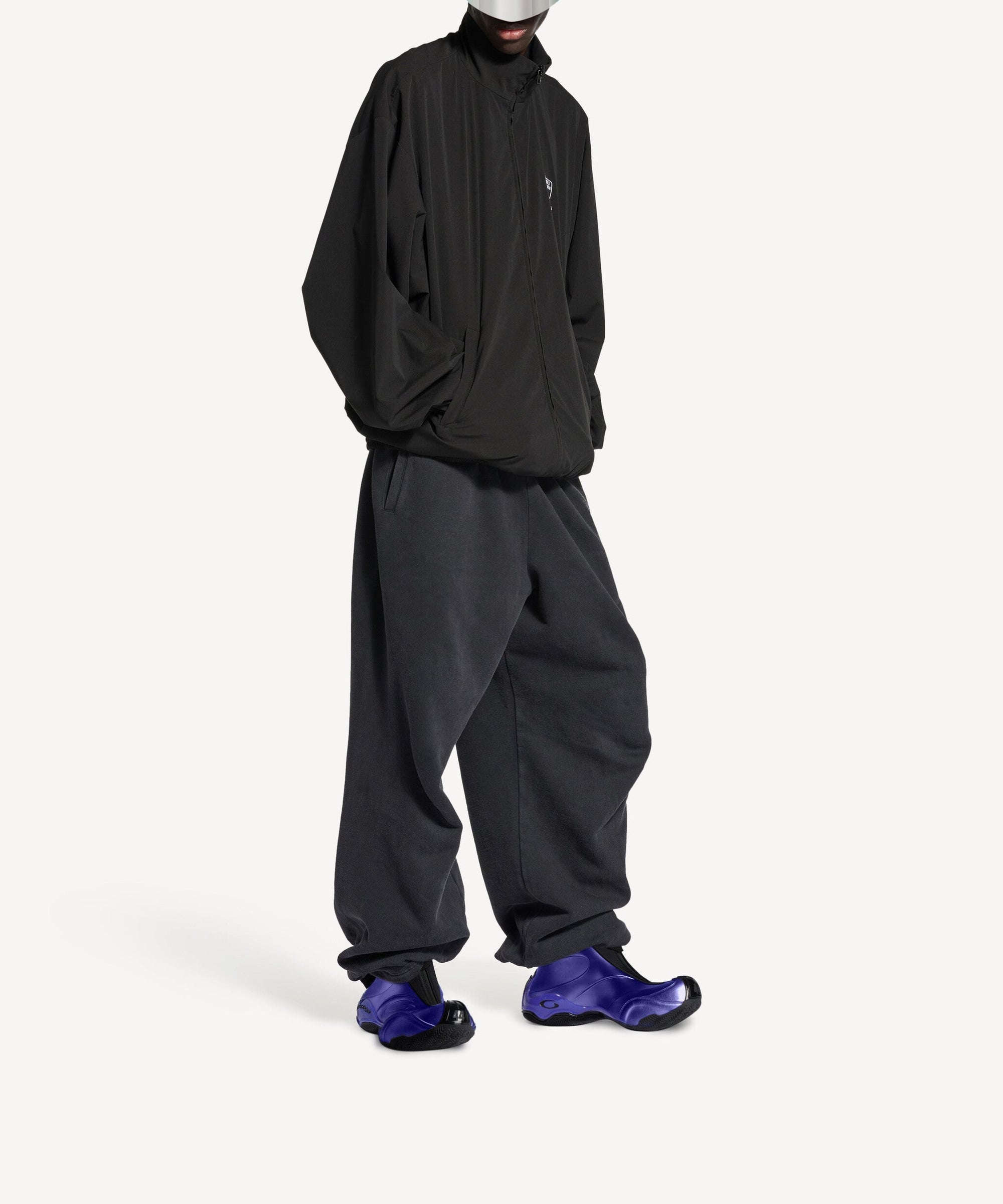 Basketball Sneakers - Blue Metallic