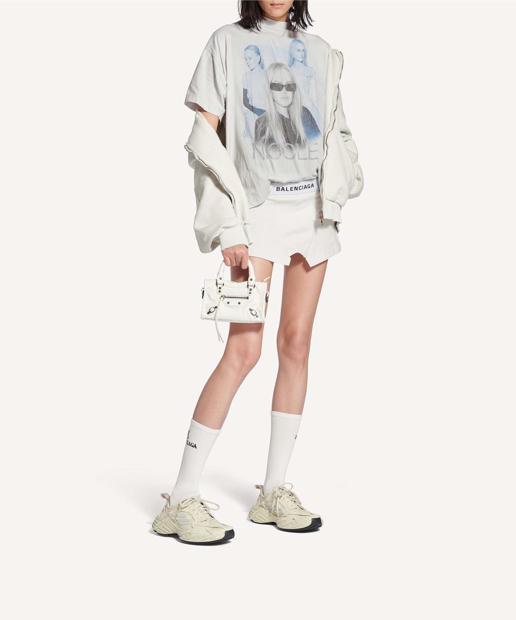 Nicole Boxy T-Shirt - Dirty White