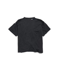 Queer Typo Boxy T-Shirt - Faded Washed Black