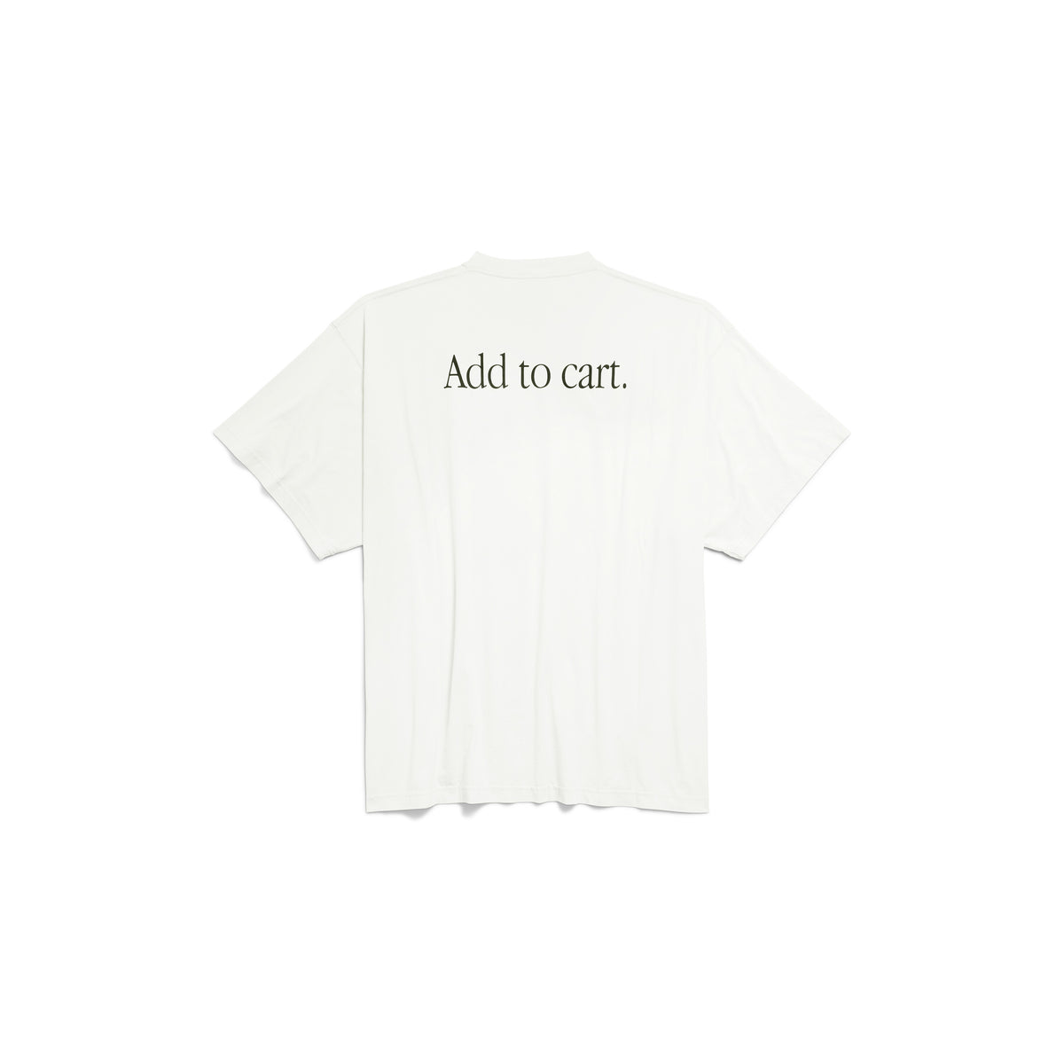 Basketball Sneaker T-Shirt Oversized - Dirty White
