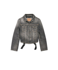 Lace-Up Jacket - Dark Grey