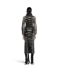 Lace-Up Jacket - Dark Grey