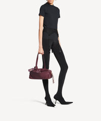 Carrie Bowling Bag Small - Dark Burgundy