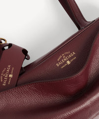 Carrie Bowling Bag Small - Dark Burgundy