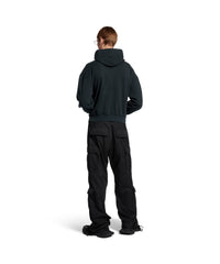 Airport Tag Zip-Up Hoodie - Faded Black