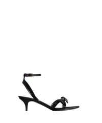 Nano Bow Mules - Black & Gold