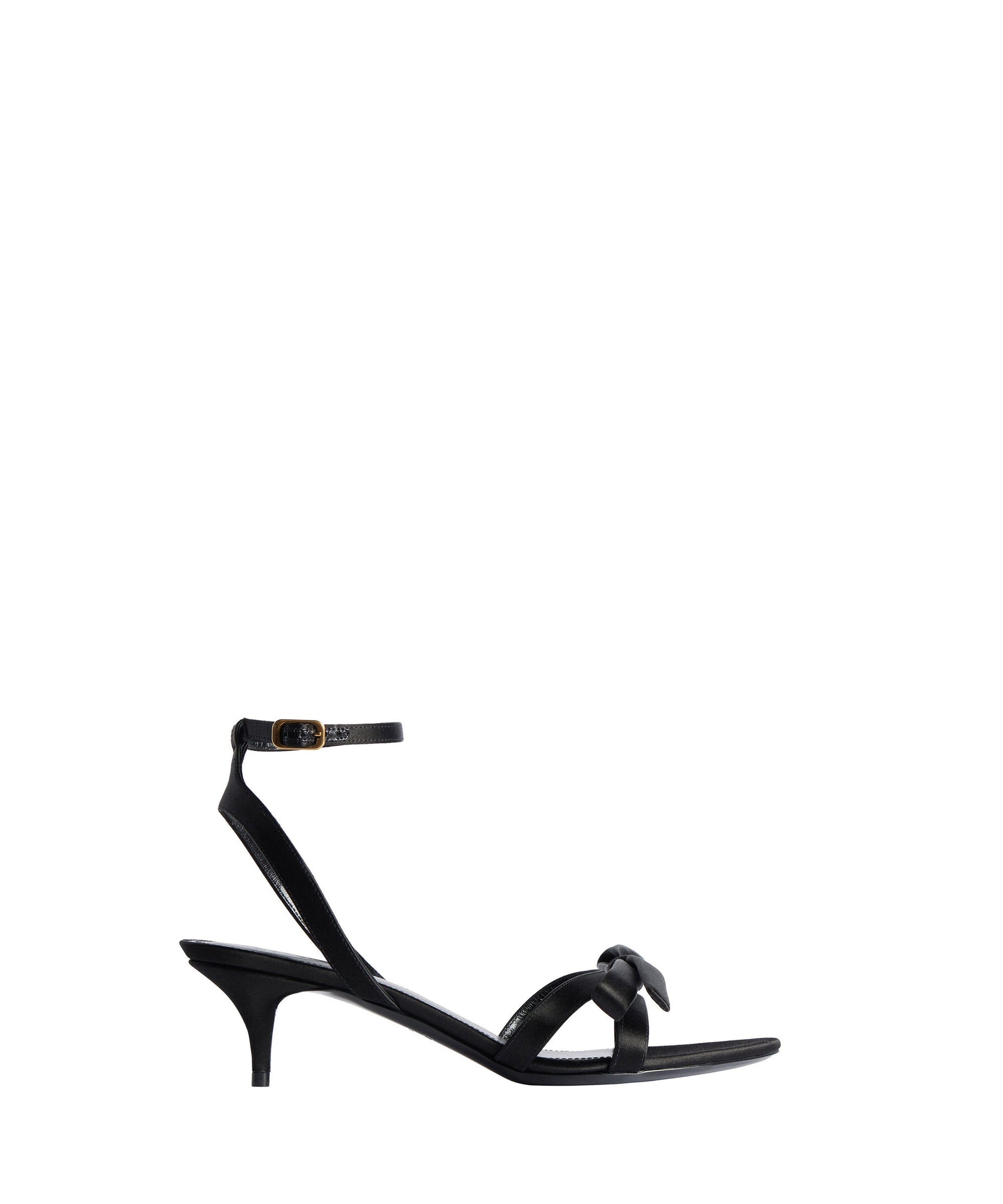 Nano Bow Mules - Black & Gold
