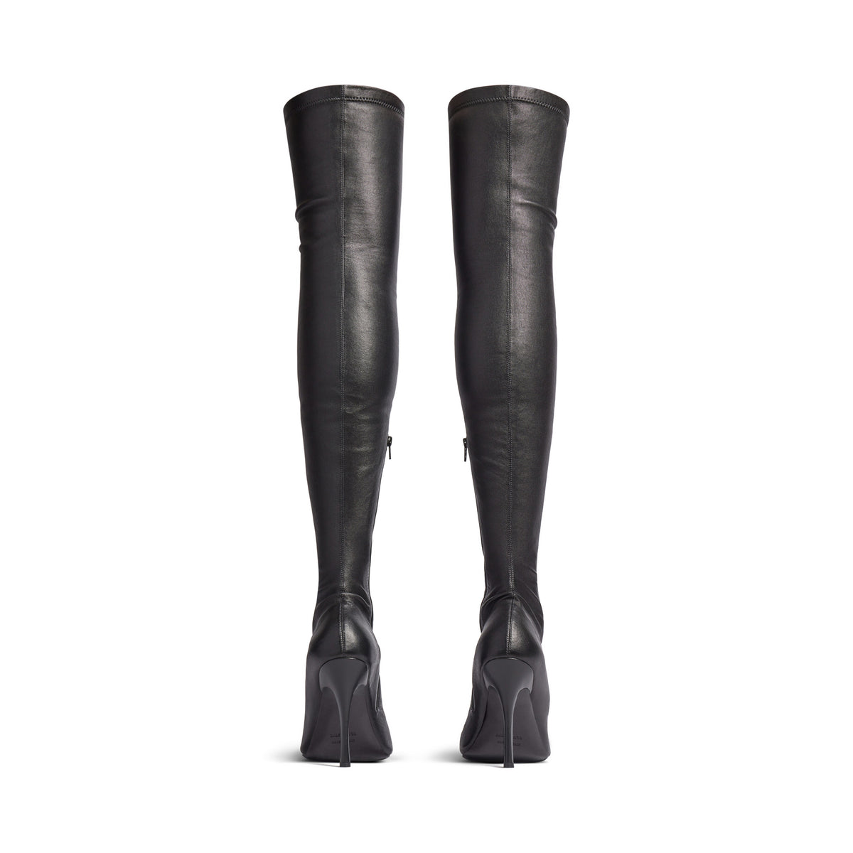 Poulaine 110 Boots - Black & Silver