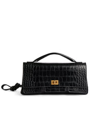 Bel Air Clutch On Strap Small - Black