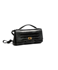 Bel Air Clutch On Strap Small - Black