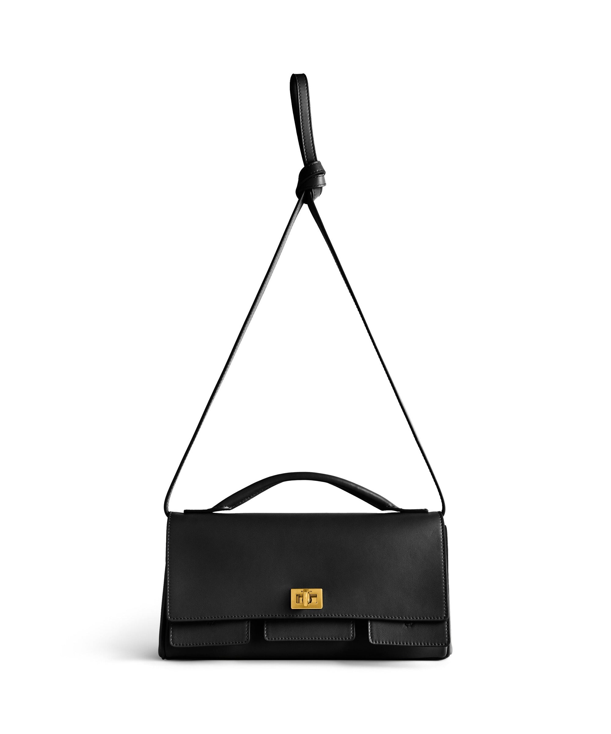Bel Air Clutch On Strap Small - Black