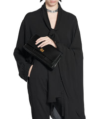 Bel Air Clutch On Strap Small - Black
