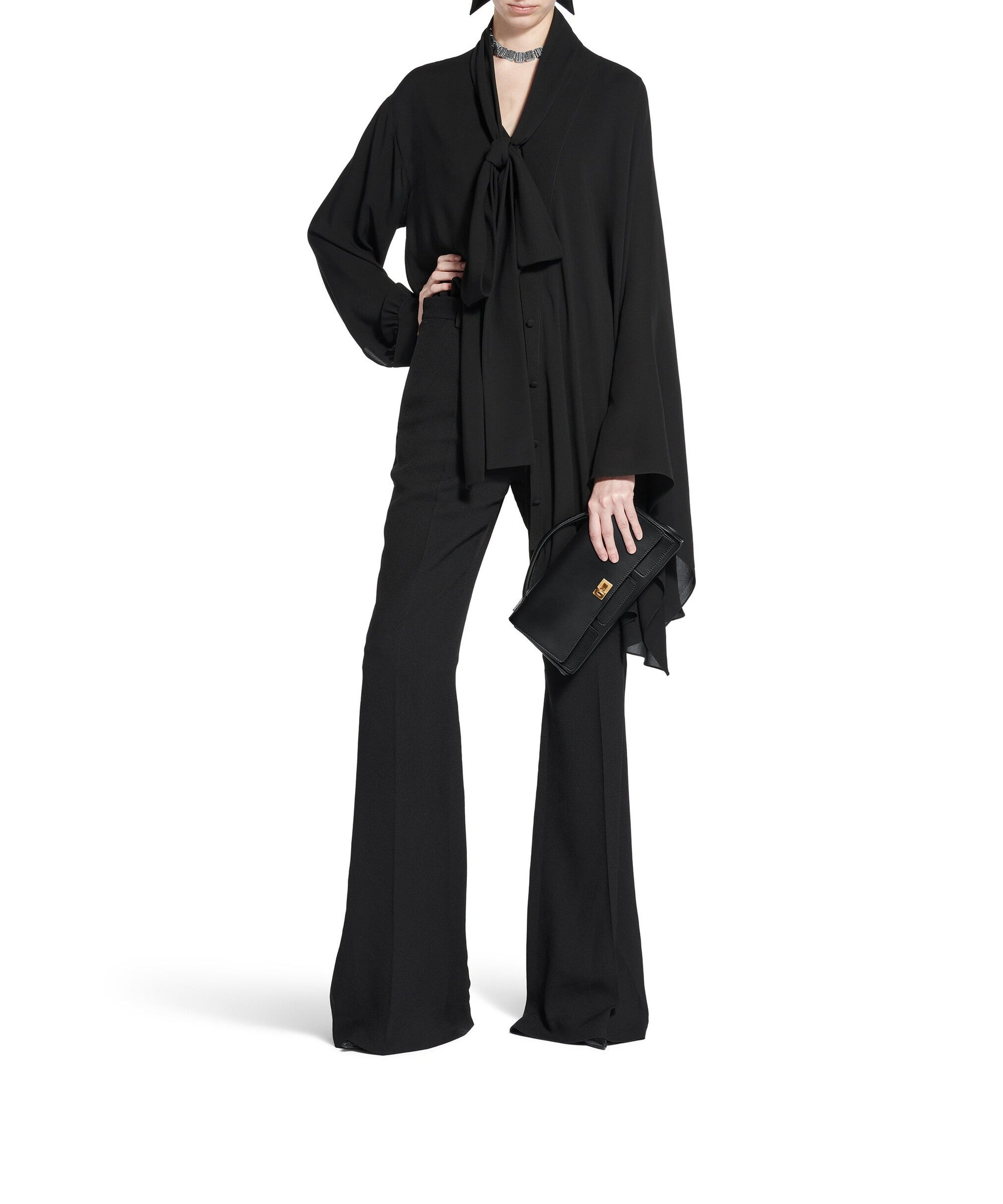 Bel Air Clutch On Strap Small - Black