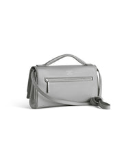 Bel Air Clutch On Strap Small - Cloud Grey