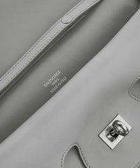 Bel Air Clutch On Strap Small - Cloud Grey