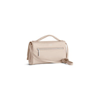 Bel Air Clutch On Strap Small - Almond