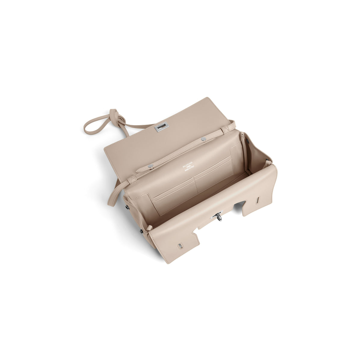 Bel Air Clutch On Strap Small - Almond
