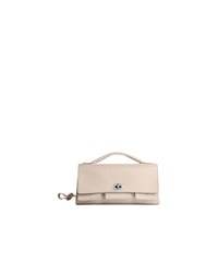 BEL AIR / Bel Air Clutch On Strap Small - Almond