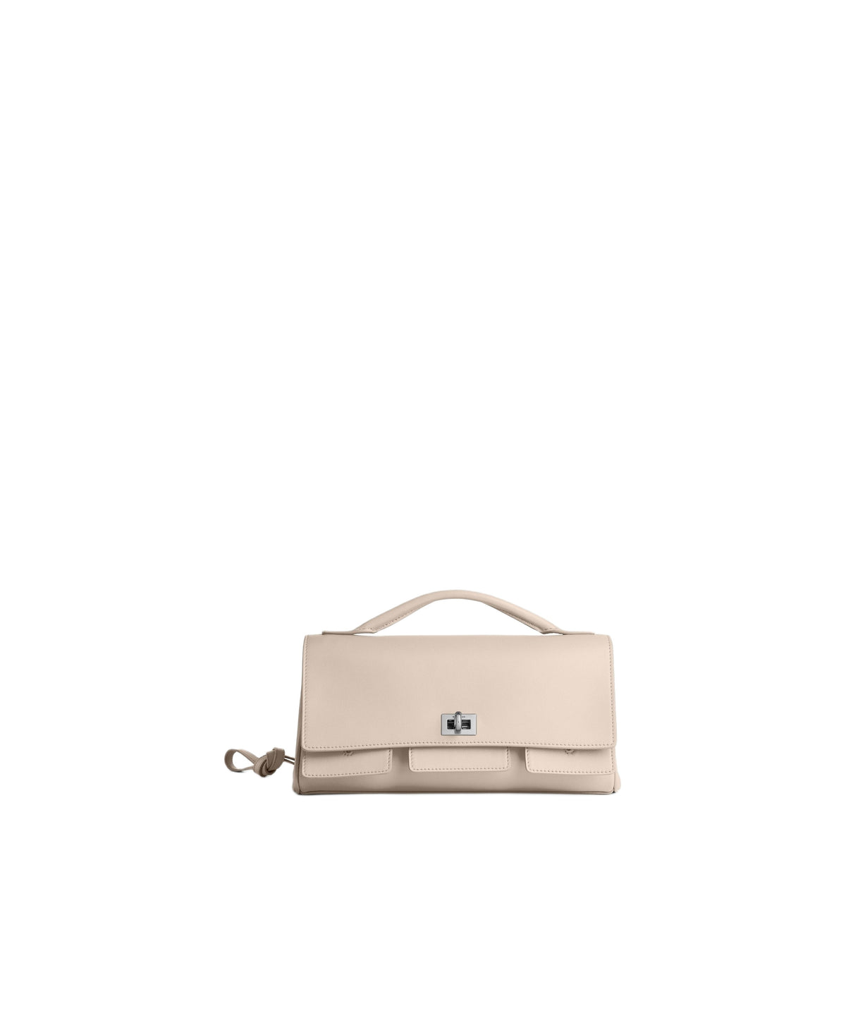 BEL AIR / Bel Air Clutch On Strap Small - Almond