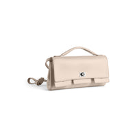 Bel Air Clutch On Strap Small - Almond