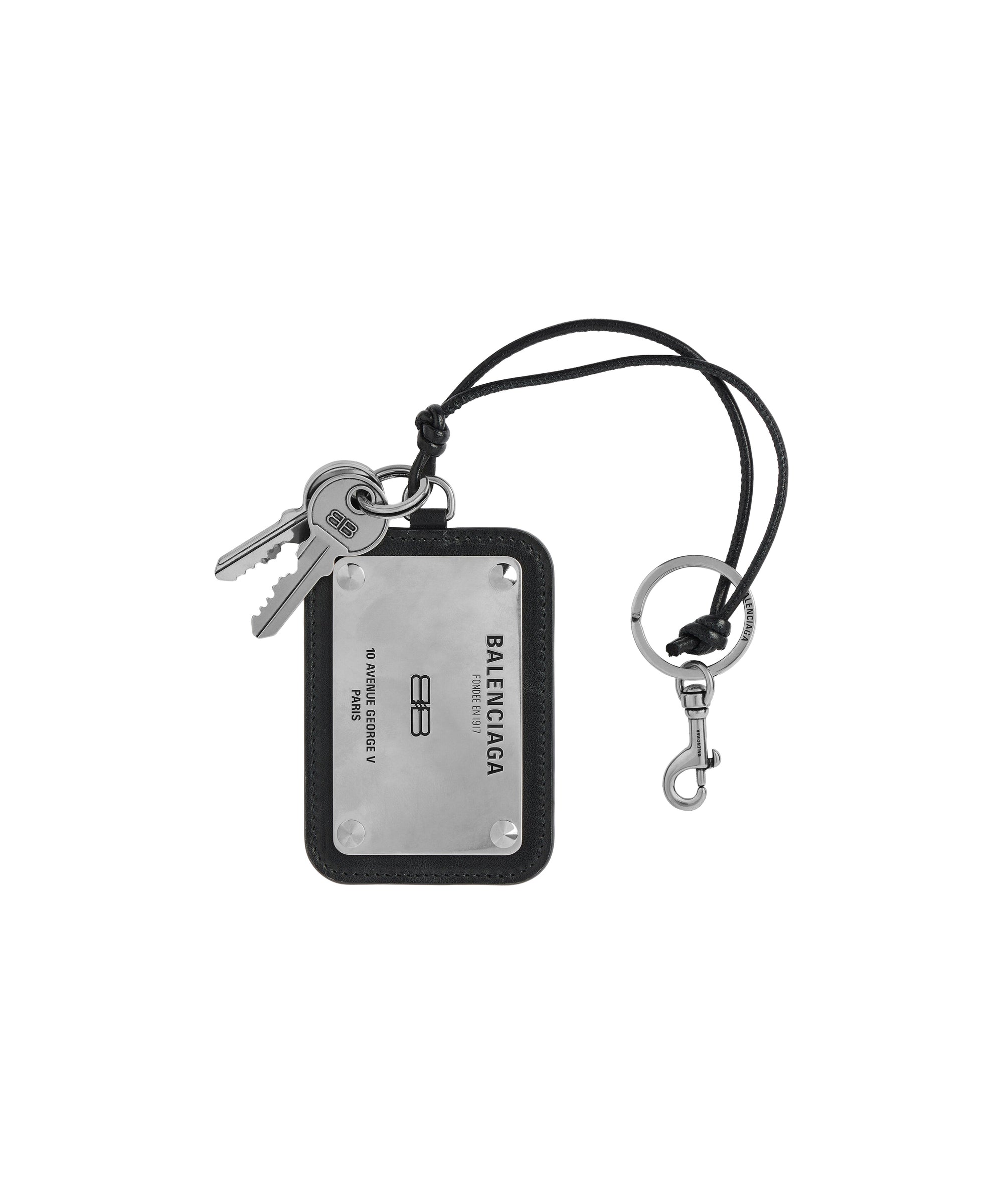 Charm/Keychain Lola - Silver & Black